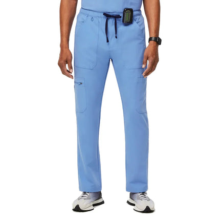 FIGS Men's Cairo Cargo Scrub Pants Ceil Blue