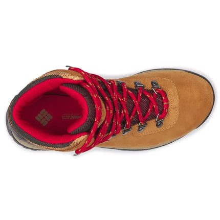 Columbia Women’s Newton Ridge Plus Waterproof Amped Hiking Boot Elk/Mountain Red
