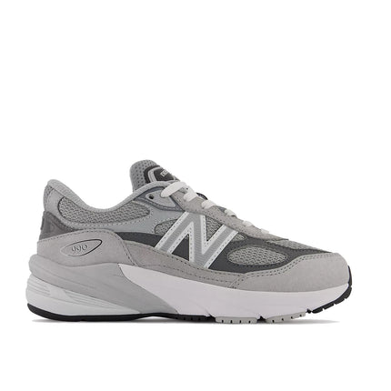 New Balance Little Kid's FuelCell 990v6 Lace Grey with Silver PC990GL6
