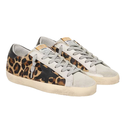 Golden Goose Women's Super-Star Star in Leopard Print Leather