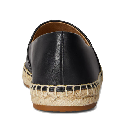 Polo Ralph Lauren Women's Cameryn Nappa Leather Espadrille Black