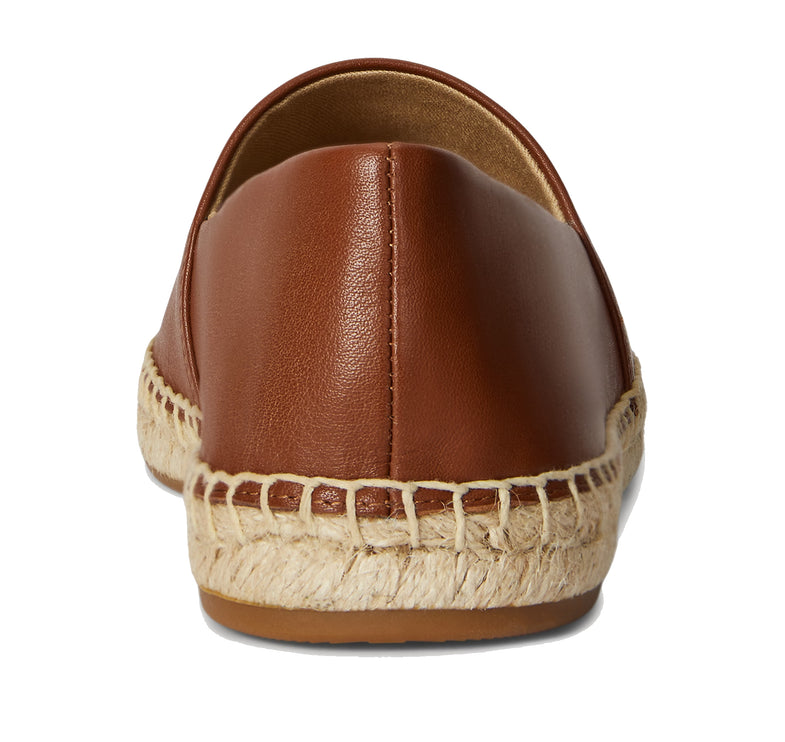 Polo Ralph Lauren Women's Cameryn Nappa Leather Espadrille Lauren Tan