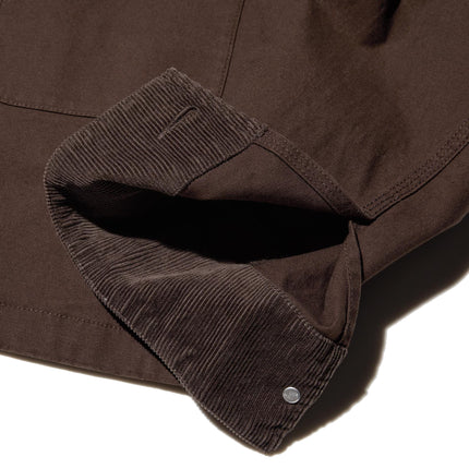 Uniqlo Unisex Zip Up Short Jacket 38 Dark Brown