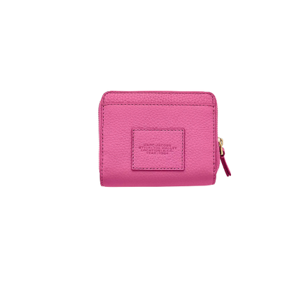 Marc Jacobs Women's The Leather Mini Compact Wallet Bow Pink