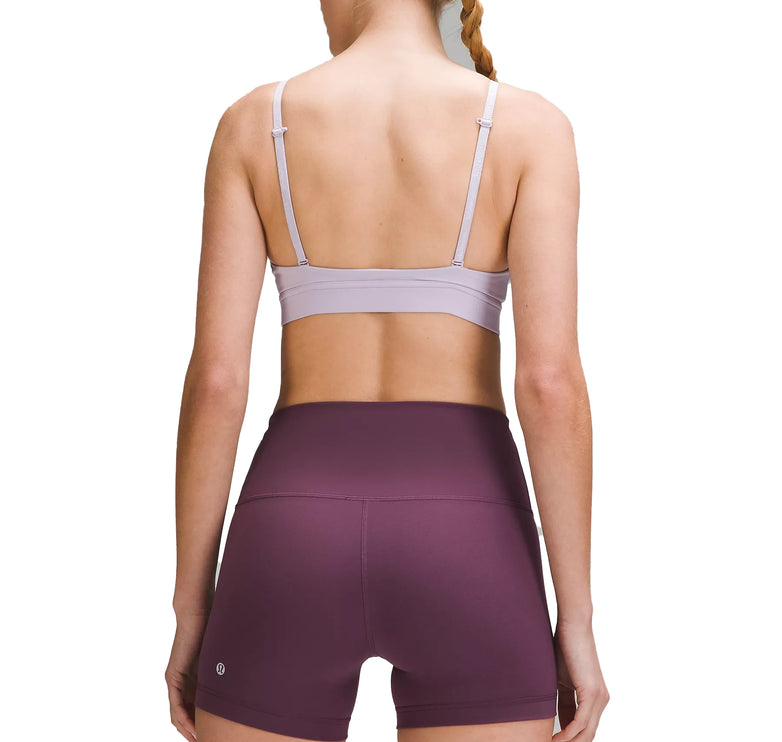 lululemon Women's License to Train Triangle Bra Light Support Lilac Ether