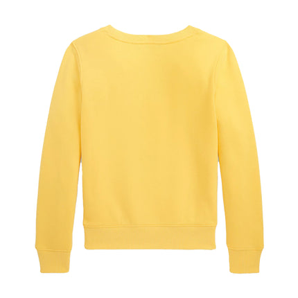 Polo Ralph Lauren Girl's Polo Bear Fleece Sweatshirt Chrome Yellow