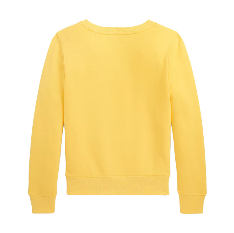 Polo Ralph Lauren Girl's Polo Bear Fleece Sweatshirt Chrome Yellow