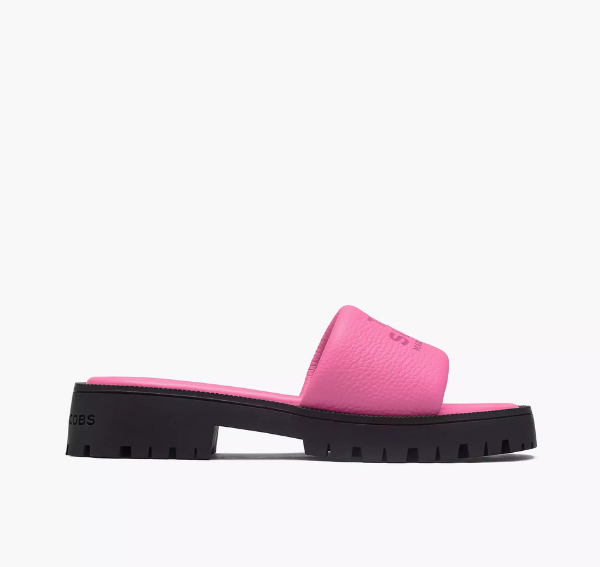 Marc Jacobs Women's The Lug Sole Slide Bow Pink