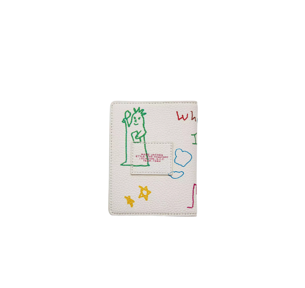 Marc Jacobs Women's The Doodle Passport Case White