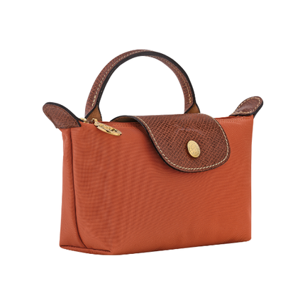 Longchamp Women's Le Pliage Original Pouch with Handle Brick