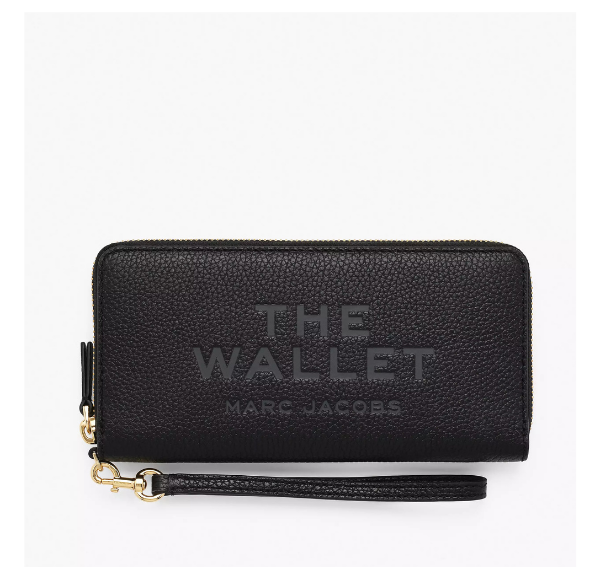 Marc Jacobs Women's The Leather Continental Wallet Black