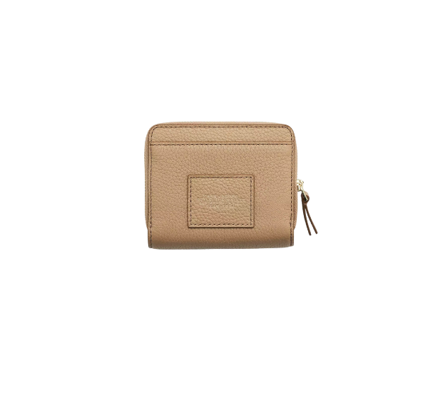 Marc Jacobs Women's The Leather Mini Compact Wallet Camel