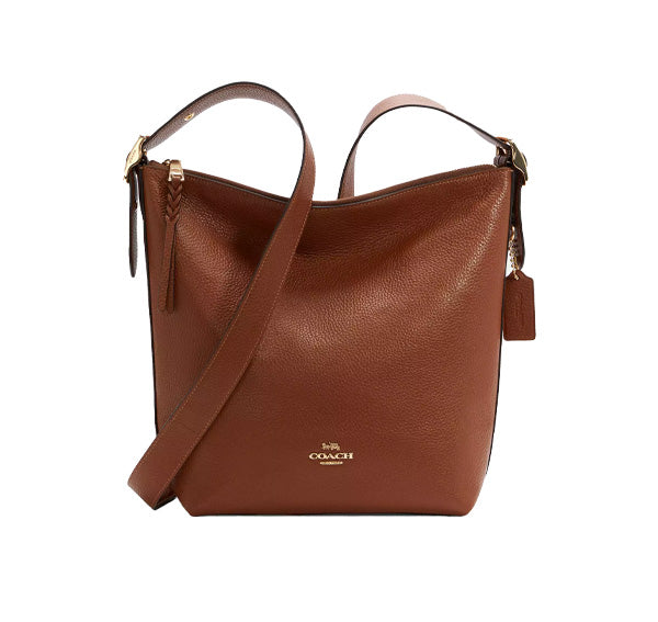 Coach Women's Val Duffle Gold/Redwood