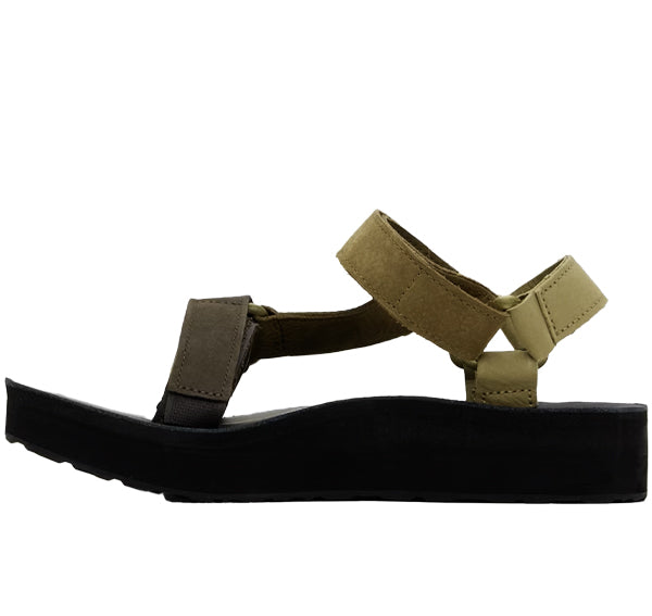 Teva Women's Tan Midform Universal Leather Sandals Neutral multi