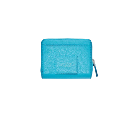 Marc Jacobs Women's The Leather Mini Compact Wallet Pool