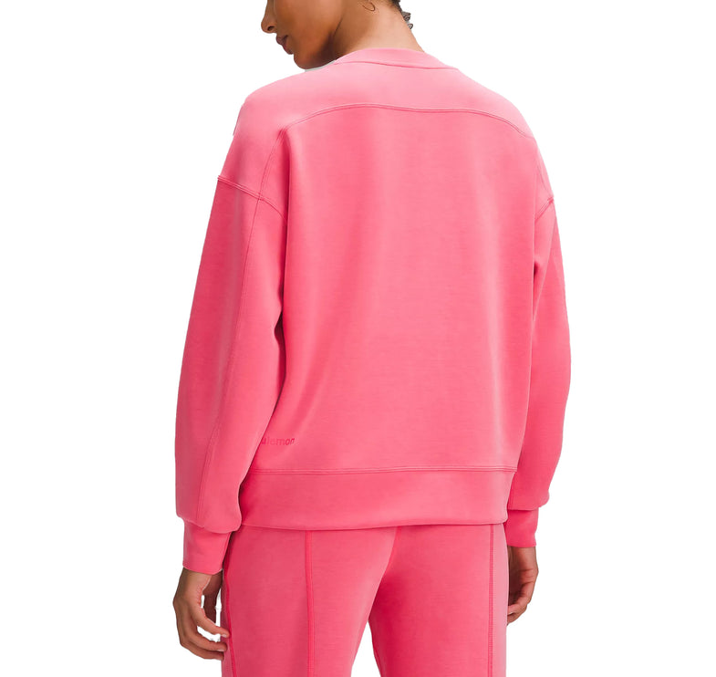 lululemon Women's Softstreme Perfectly Oversized Crewneck Pullover Glaze Pink