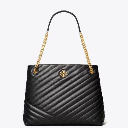 Tory Burch Women's Kira Chevron Tote Black