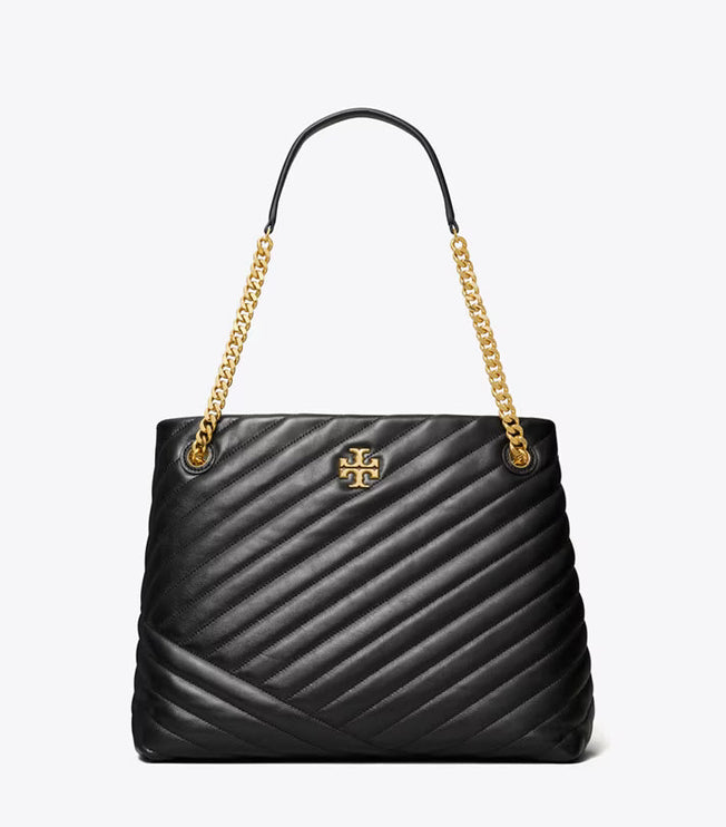 Tory Burch Women's Kira Chevron Tote Black