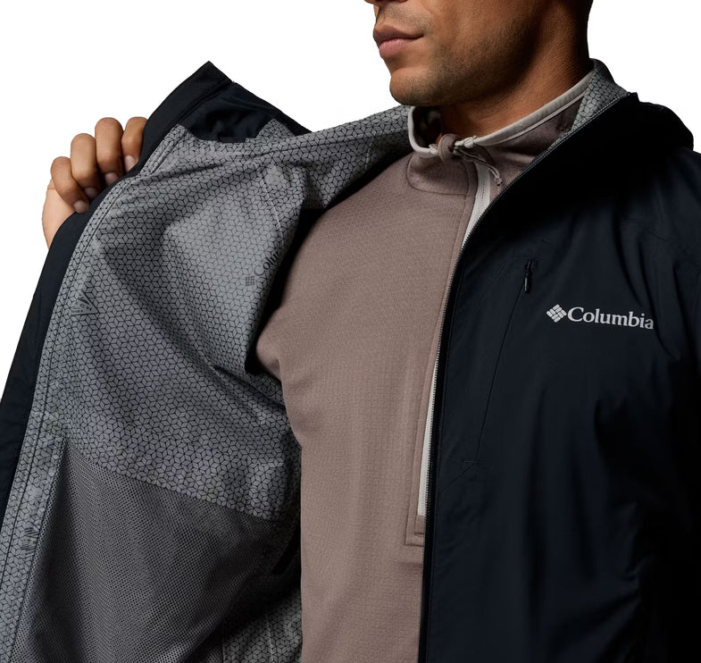 Columbia Men's Trailborne 2.5L Rain Shell Black