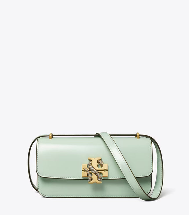 Tory Burch Women's Small Eleanor Rectangular Bag Mint