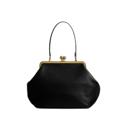 Coach Women's Large Kisslock Frame Bag Brass/Black