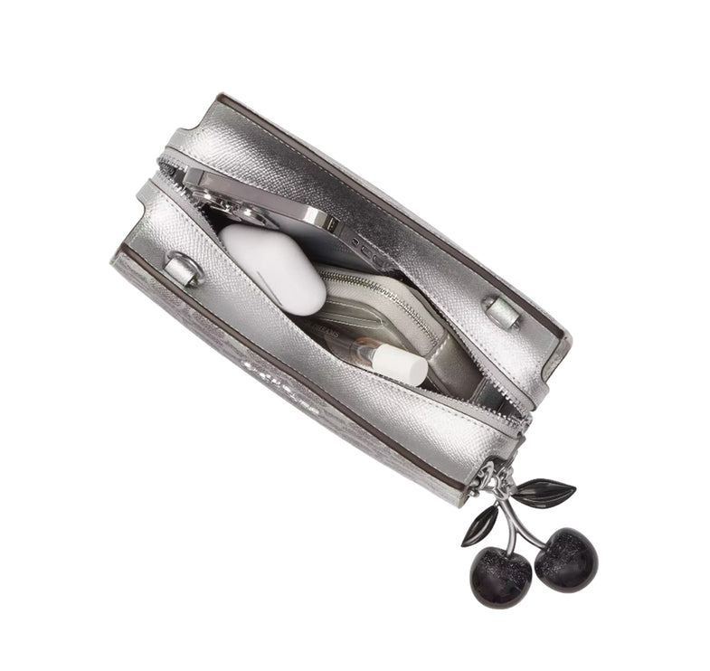 Coach Women's Gia Crossbody Bag In Signature Canvas Silver