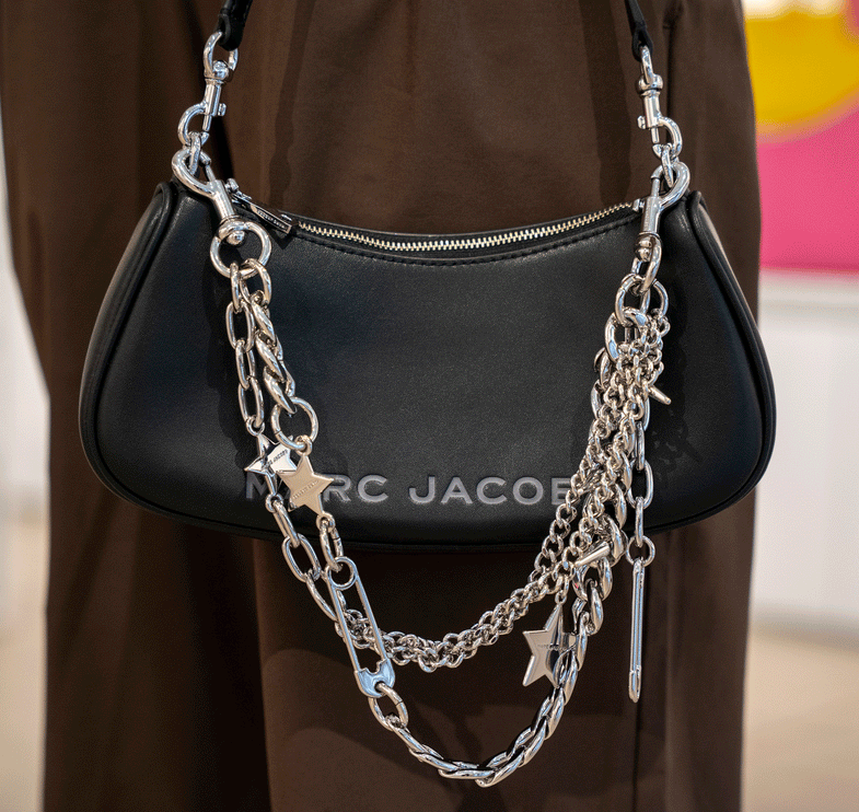 Marc Jacobs Women's The Star Charm Shoulder Bag Black