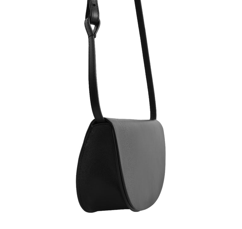 COS Women's Curved Crossbody Bag Black