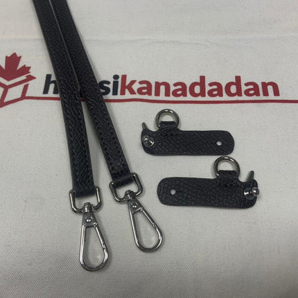 Longchamp Pouch Modeliyle Uyumlu Deri Askı Seti Mocha