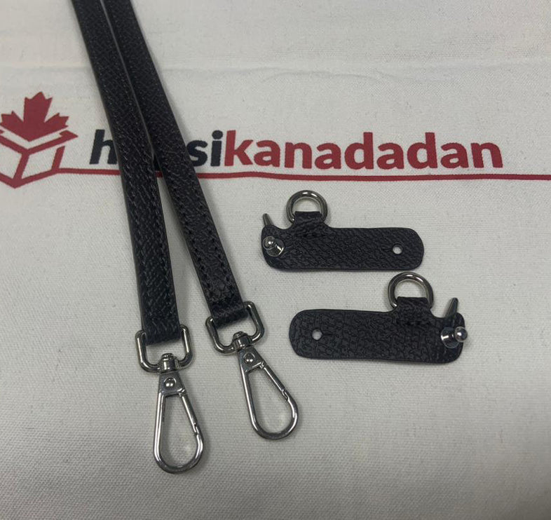 Longchamp Pouch Modeliyle Uyumlu Deri Askı Seti Mocha