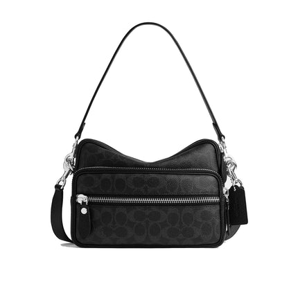 Coach Unisex Dakota Crossbody Bag In Signature Canvas Black
