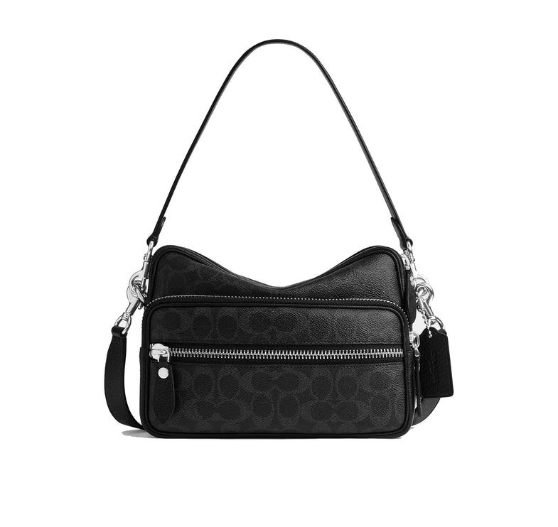 Coach Unisex Dakota Crossbody Bag In Signature Canvas Black