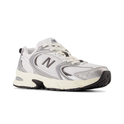 New Balance 530 Silver Metallic with Black Cement U530ESA