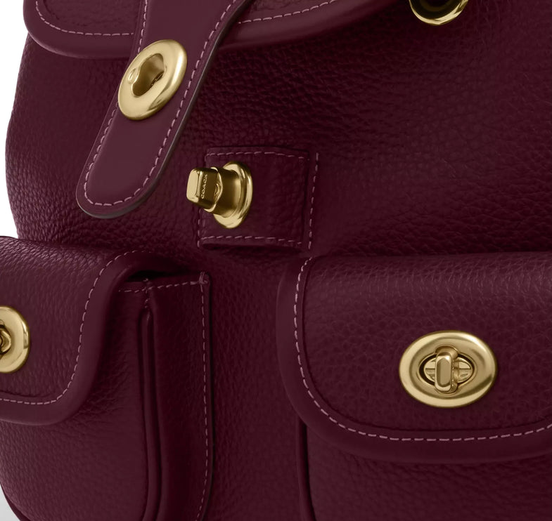 Coach Women's Hadley Backpack Dark Wine