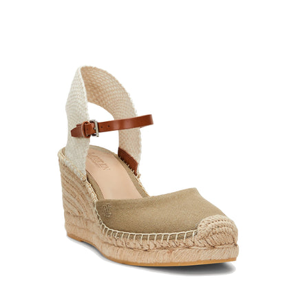 Polo Ralph Lauren Women's Robby Canvas & Jute Espadrille Hunter Olive/Lauren Tan - Hemen Kargoda