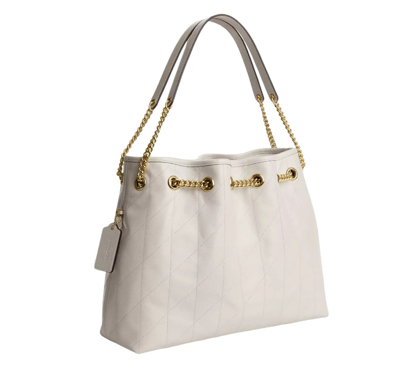 Coach Women's Evelyn Shoulder Bag Gold/Chalk