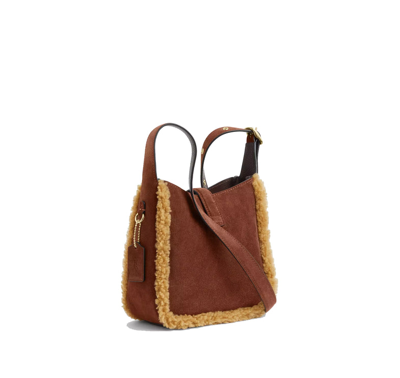 Coach Women's Hadley Mini Crossbody Bag Gold/Vintage Brown Multi