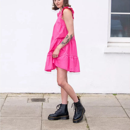 Dr. Martens Unisex Sinclair Millet Nappa Leather Platform Boots Black