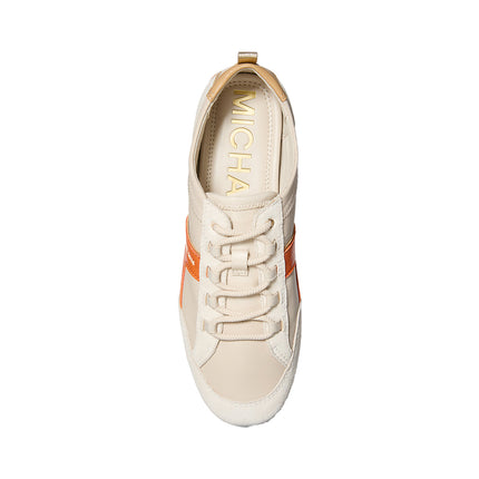 Michael Kors Women's Keely Leather Trainer Mimosa