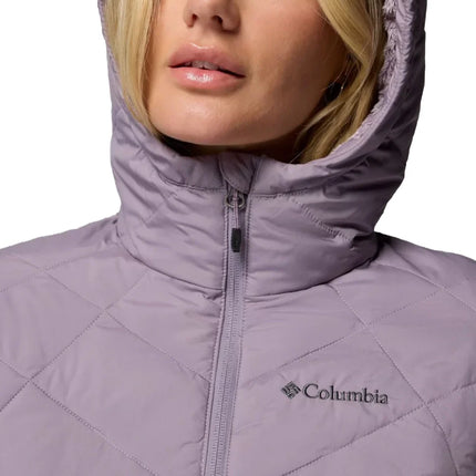 Columbia Women's Heavenly Hooded Jacket Shale Purple