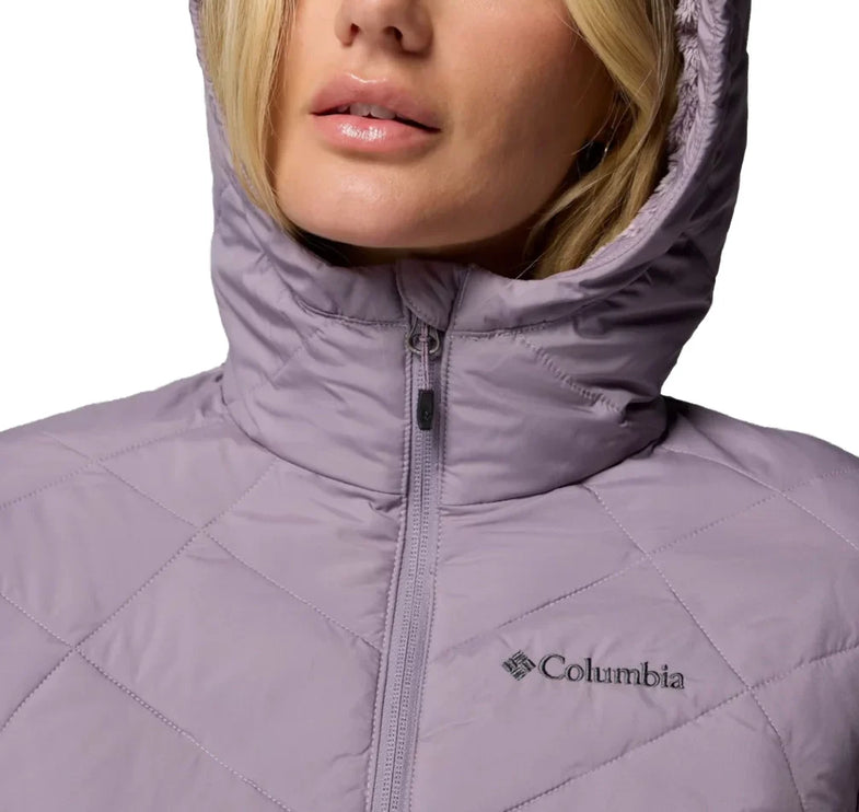Columbia Women's Heavenly Hooded Jacket Shale Purple