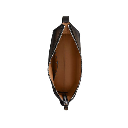 Coach Unisex Mott Messenger Bag 38 In Loved Leather Black/Light Tan