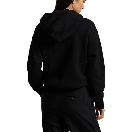 Polo Ralph Lauren Women's The Ralph & Ricky Tuxedo Bear Hoodie Polo Black