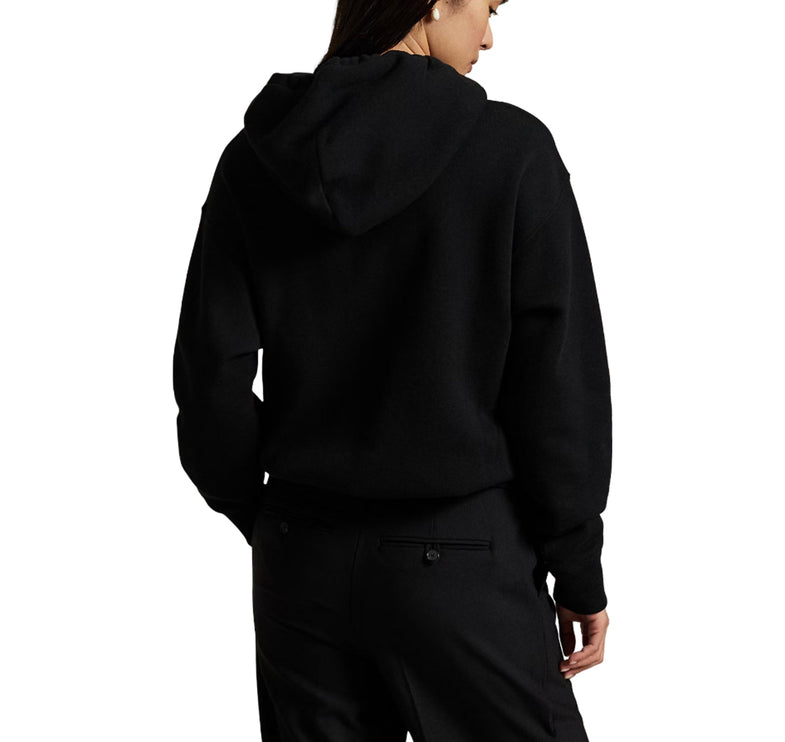 Polo Ralph Lauren Women's The Ralph & Ricky Tuxedo Bear Hoodie Polo Black