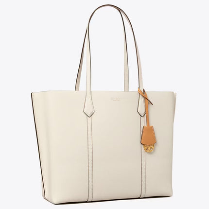 Tory Burch Women's Perry Triple-Compartment Tote NEW IVORY