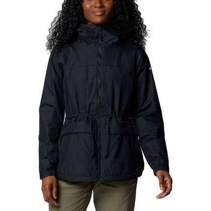 Columbia Women's Sweet Creek II Lined Rain Jacket Black