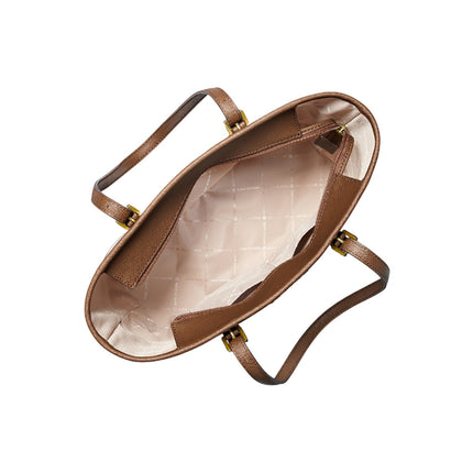 Michael Kors Women's Jet Set Travel Small Saffiano Leather Top-Zip Tote Bag Luggage