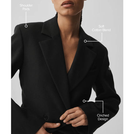 alo Women's Cinch Blazer Black