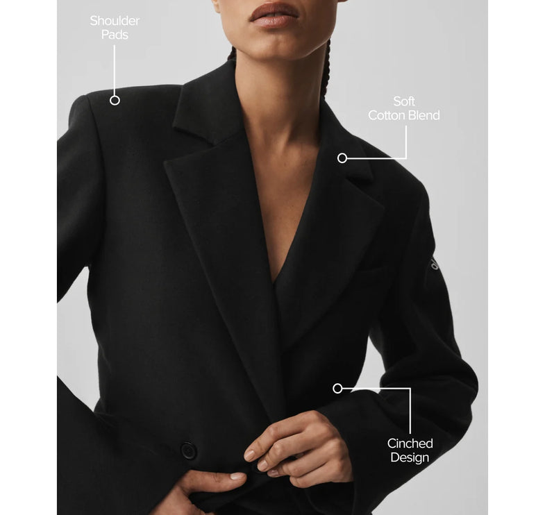 alo Women's Cinch Blazer Black