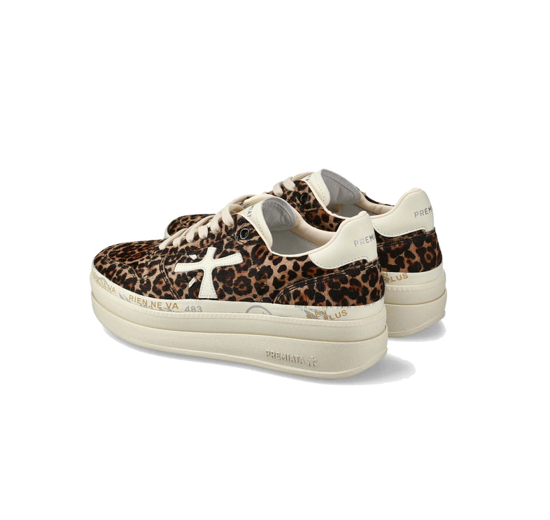 Premiata Women's Micol Sneakers Leopard Multi 7034